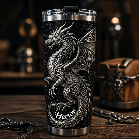 Dragon au Nœud Celtique - Tasse Personnalisée