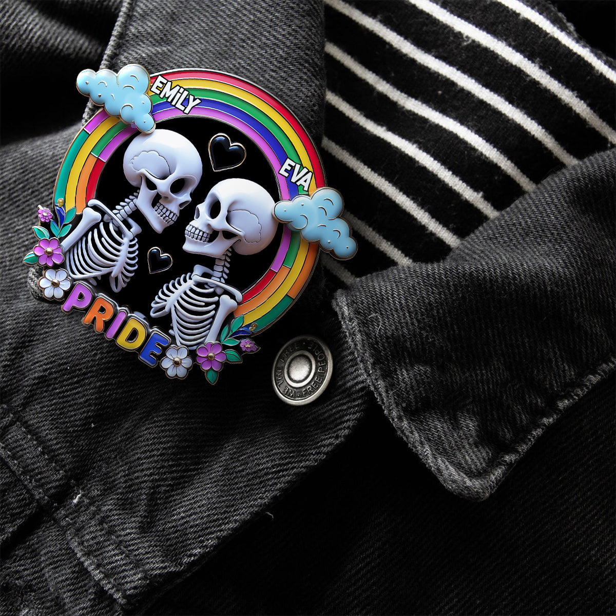 Sei freundlich, sei stolz – Personalisierte LGBT-Unterstützungsnadel