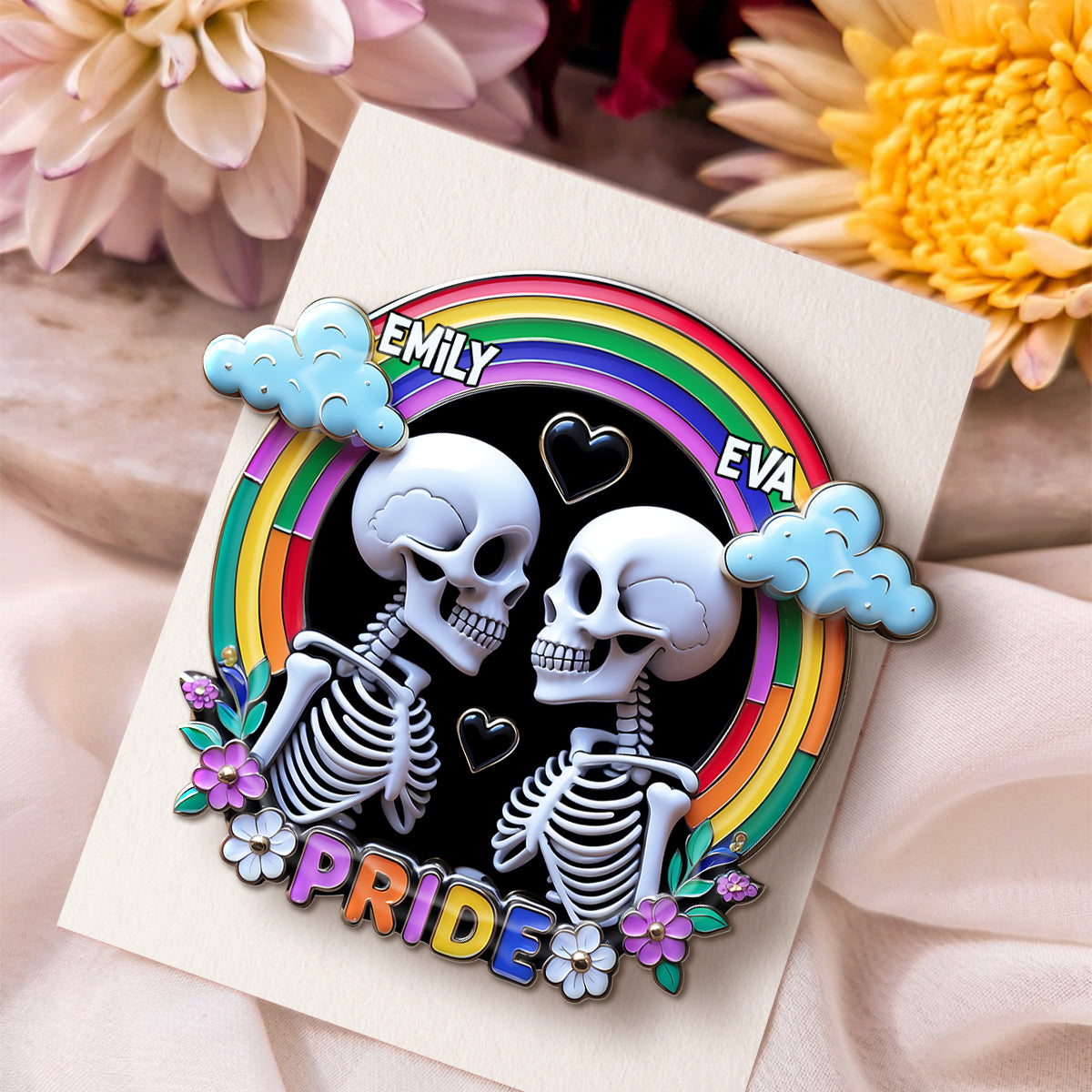 Sei freundlich, sei stolz – Personalisierte LGBT-Unterstützungsnadel