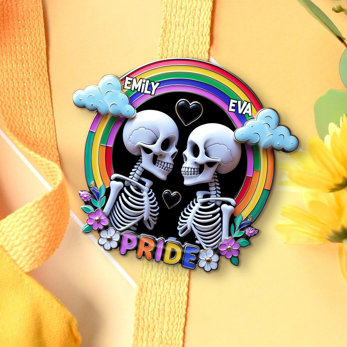 Sei freundlich, sei stolz – Personalisierte LGBT-Unterstützungsnadel