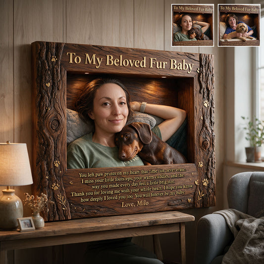 À Mon Bébé Poilu - Toile Et Affiche Personnalisées