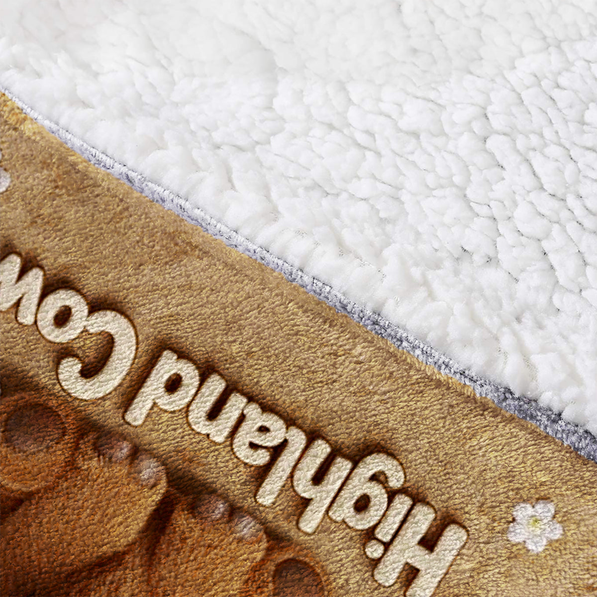 Juste une fille qui aime les vaches des Highlands - Couverture à capuche personnalisée avec motif vache des Highlands