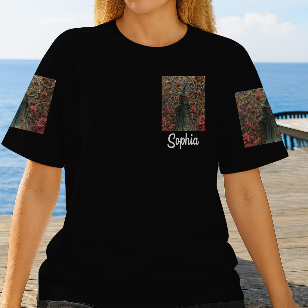 Purple Witch - Personalized Witch All Over Shirt
