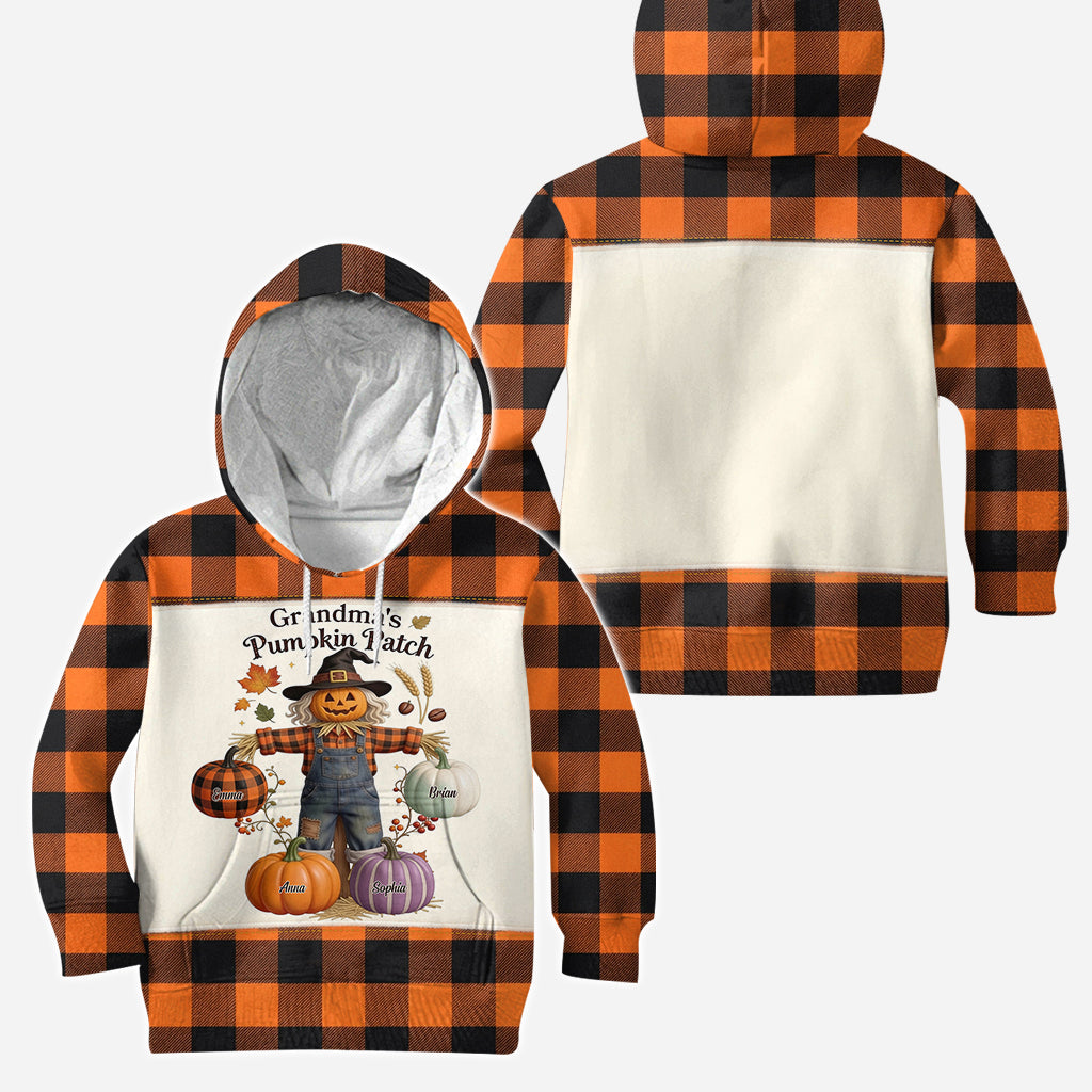 Grandma's Pumpkin Patch - Personalized Grandma Hoodie and Leggings
