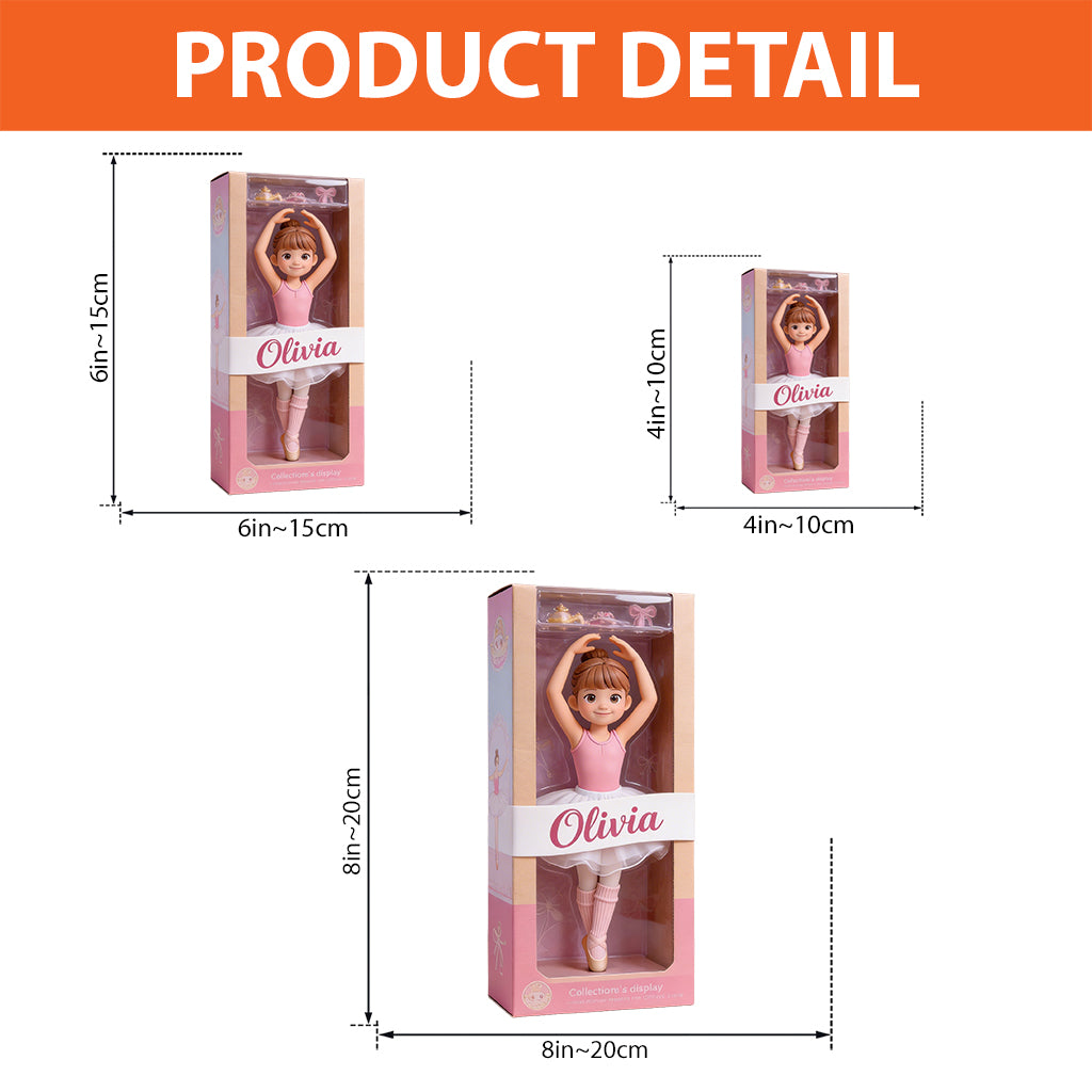 Love Ballet - Custom From Any Photo - Personalized Ballet Custom Shaped Acrylic Plaque