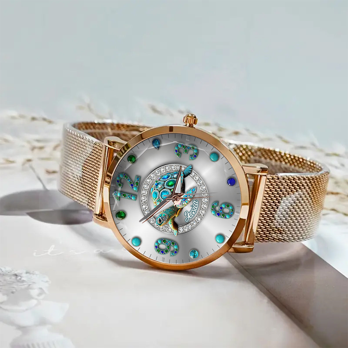 Love Turtle - Personalized Turtle Women Hand Watch