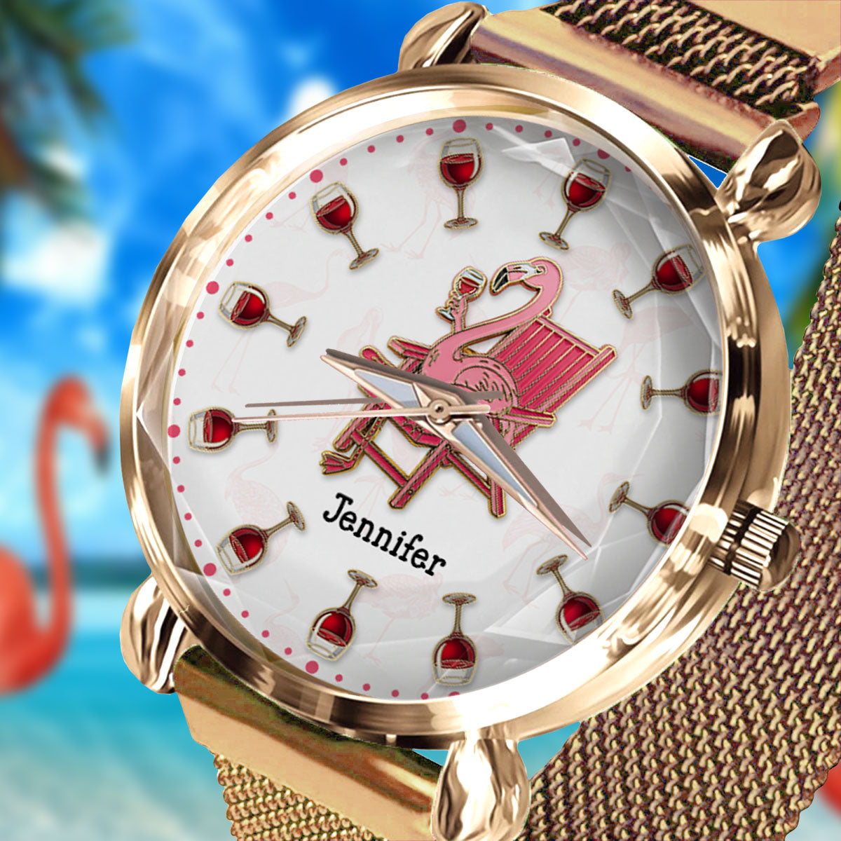 I Drink Wine & Know Things - Personalized Wine Women Hand Watch