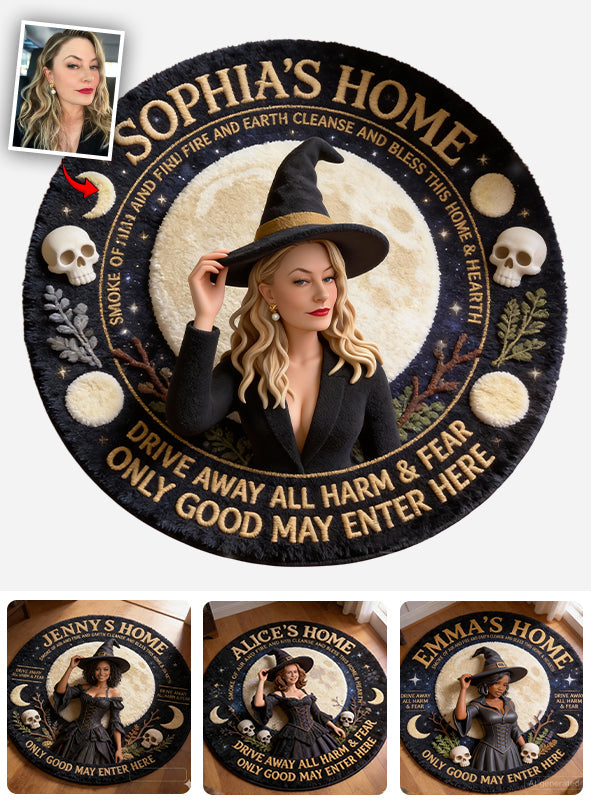 Magical Witch - Personalized Witch Non-Slip Tufted Rug