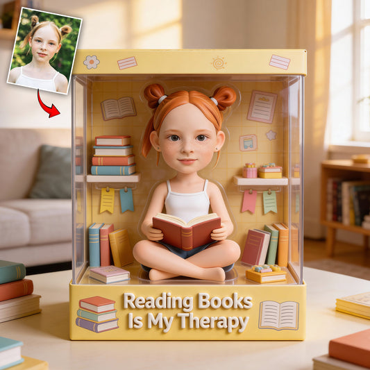 Love Books, Book Lovers Gift - Personalized Book Custom Shaped Acrylic Plaque