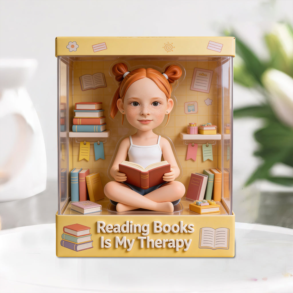 Love Books, Book Lovers Gift - Personalized Book Custom Shaped Acrylic Plaque