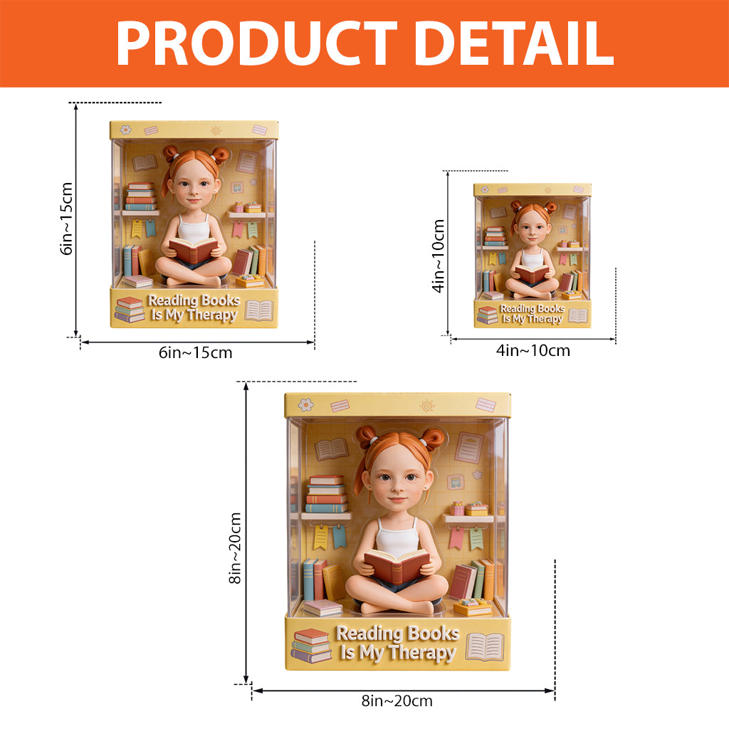 Love Books, Book Lovers Gift - Personalized Book Custom Shaped Acrylic Plaque