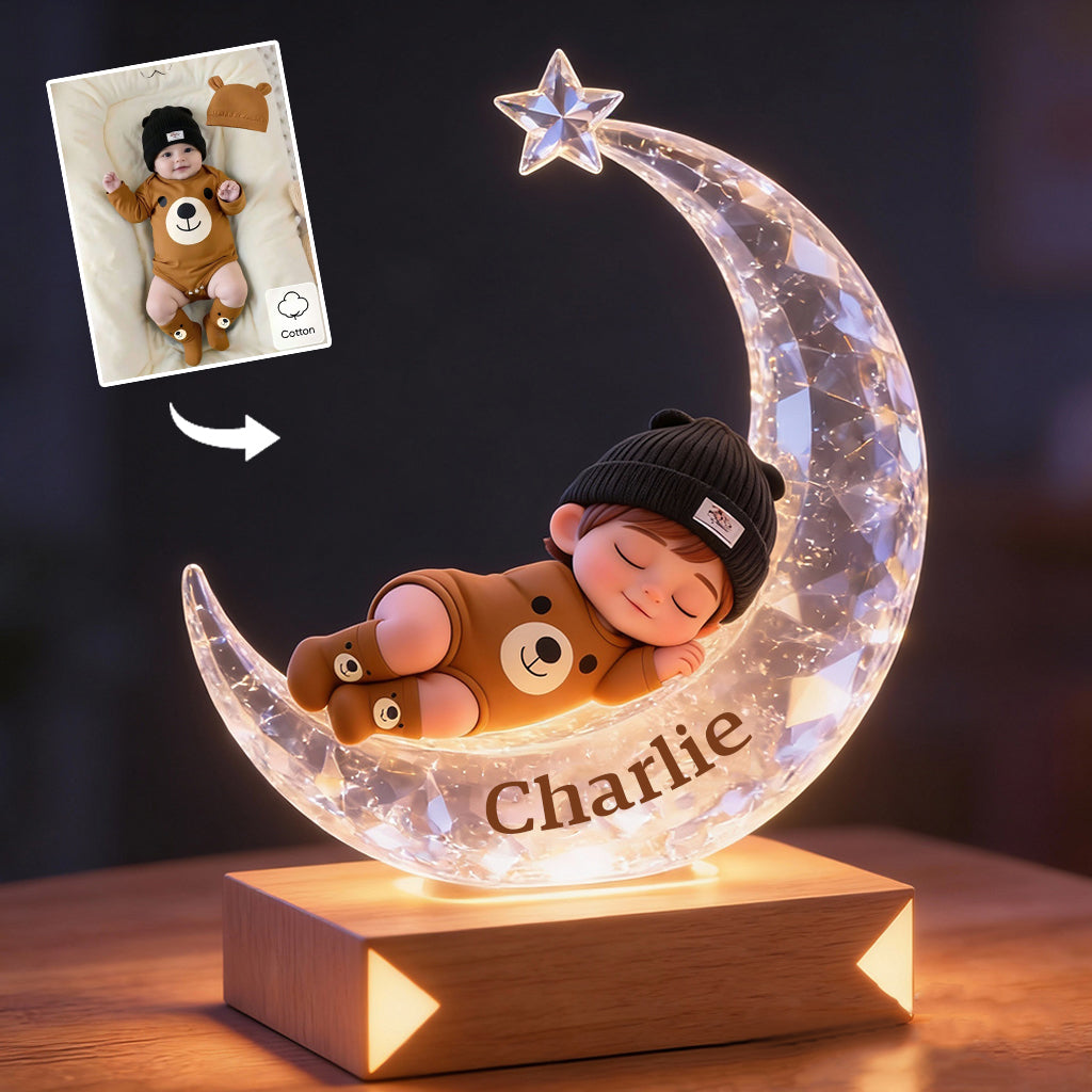 I Love You Baby - Personalized Kid Acrylic LED Night Light