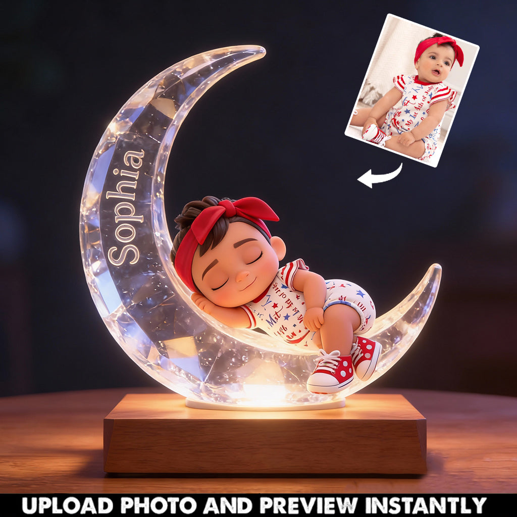 I Love You Baby - Personalized Kid Acrylic LED Night Light