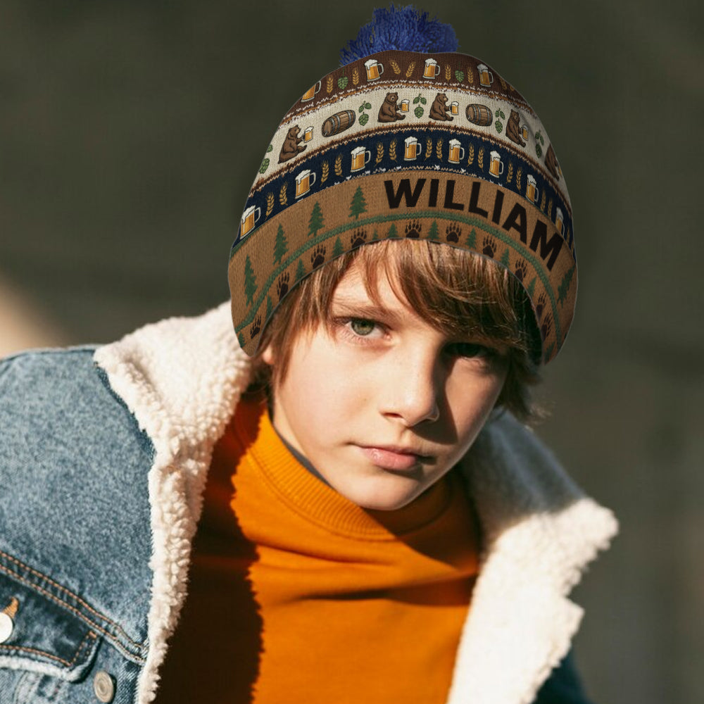 Holiday Brew Bear – Personalisierte Biermütze