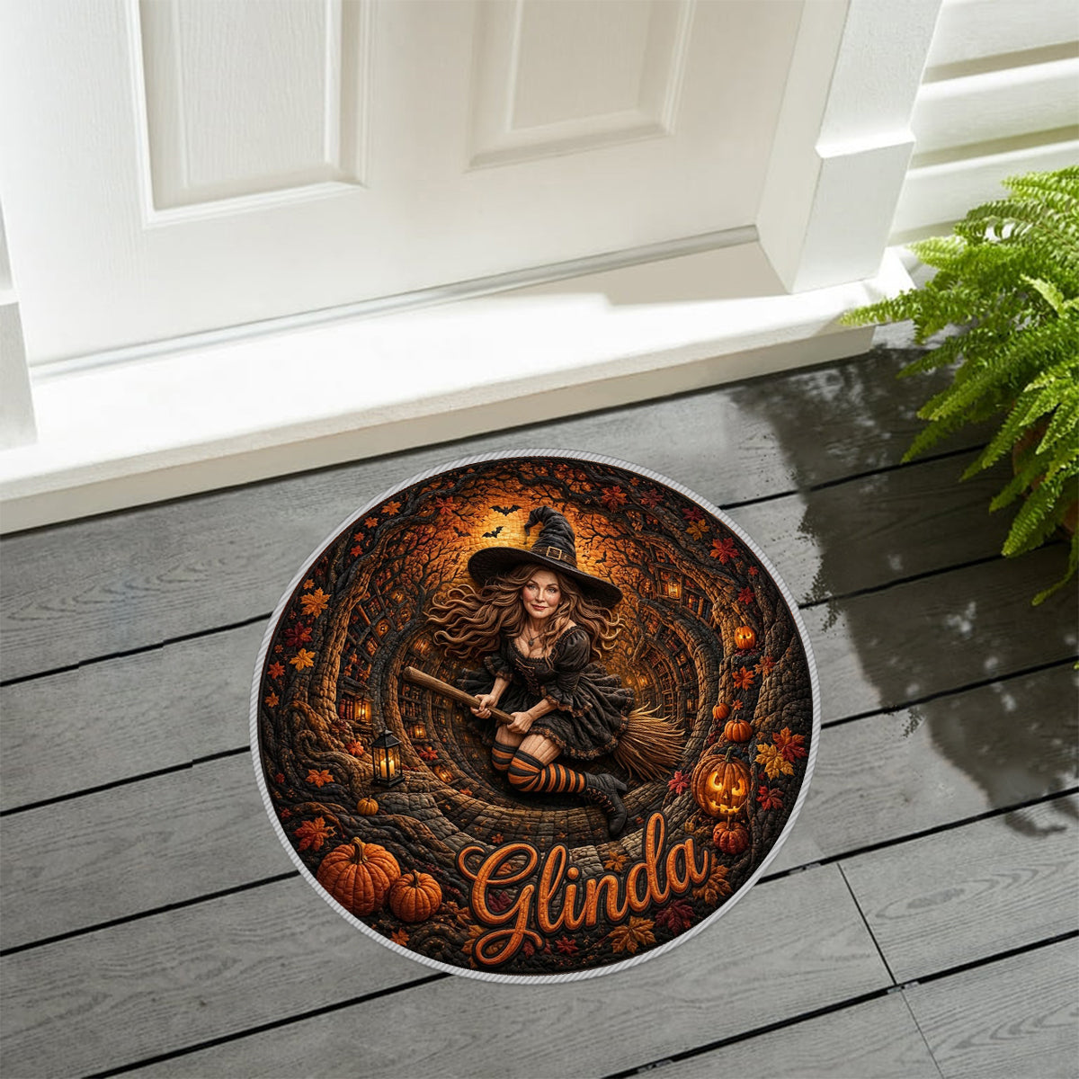 Be A Witch - Personalized Witch Non-Slip Tufted Rug
