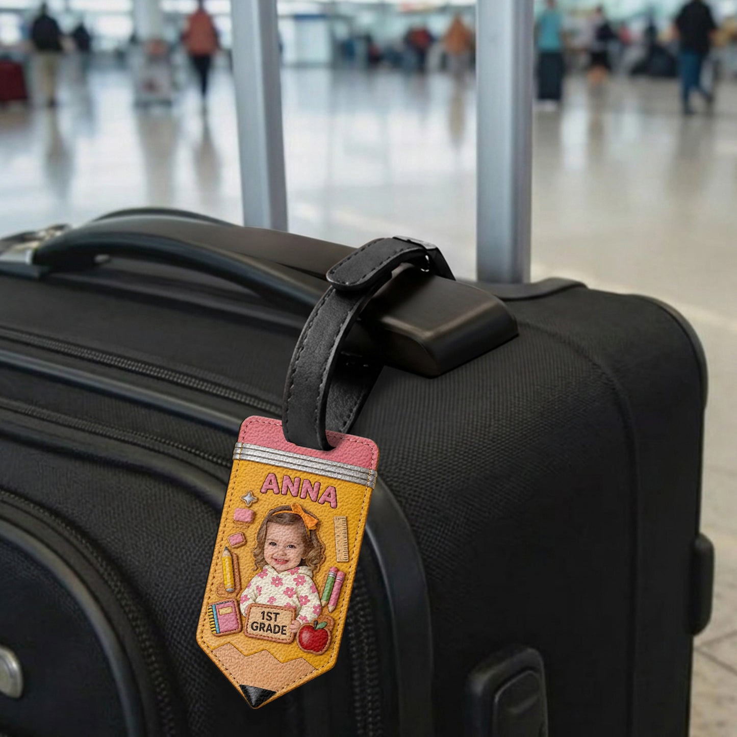 Back To School For Kid, Backpack Tag - Personalized Kid Luggage Tag