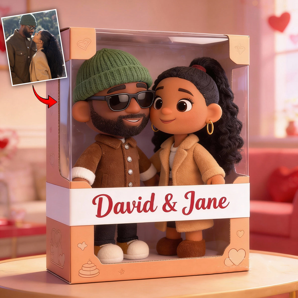 I Love You - Personalized Couple Custom Shaped Acrylic Plaque