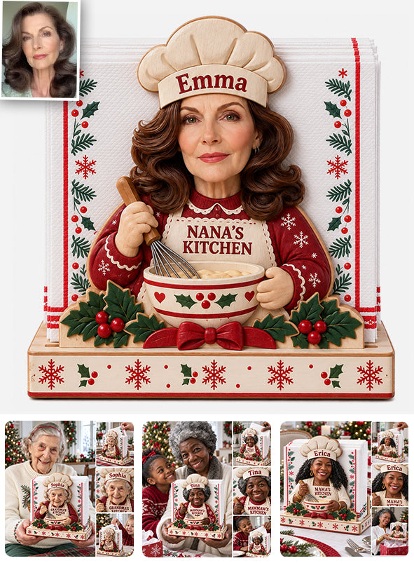 Grandma/Nana Kitchen - Personalized Grandma Napkin Holder