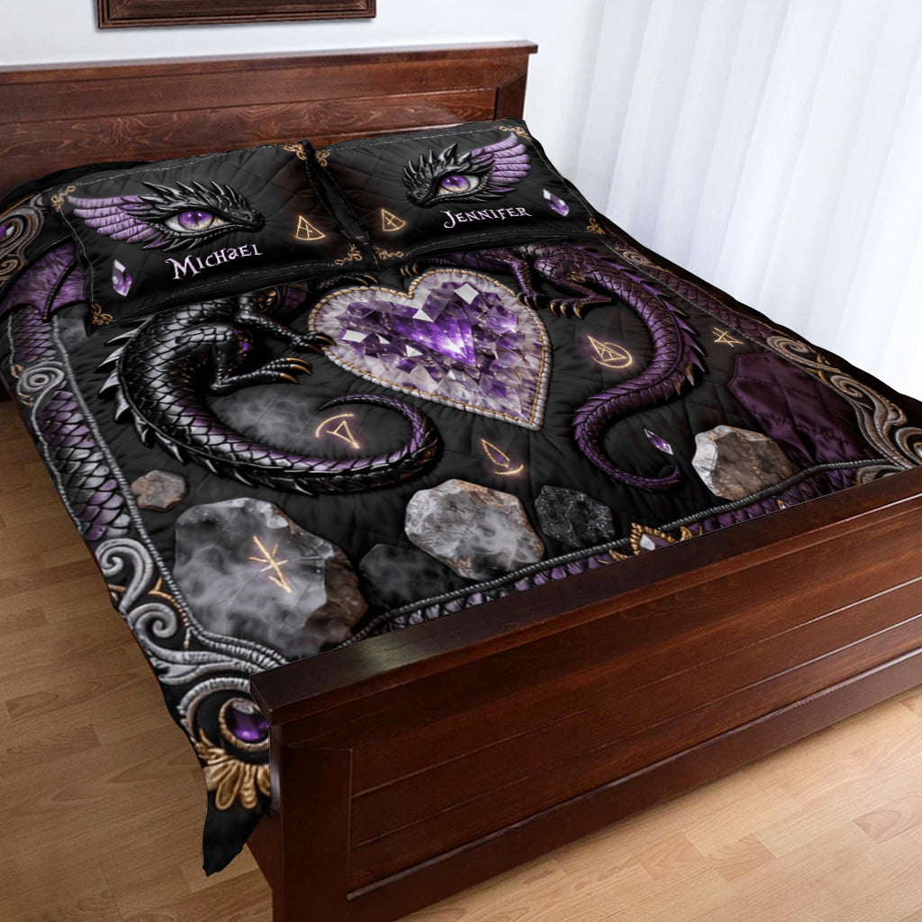 You & Me We Got This - Personalized Dragon Quilt Set