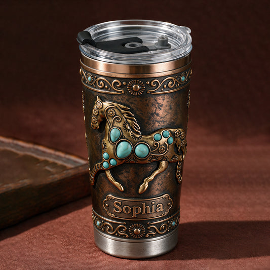 Love Horse - Personalisierter Pferdebecher
