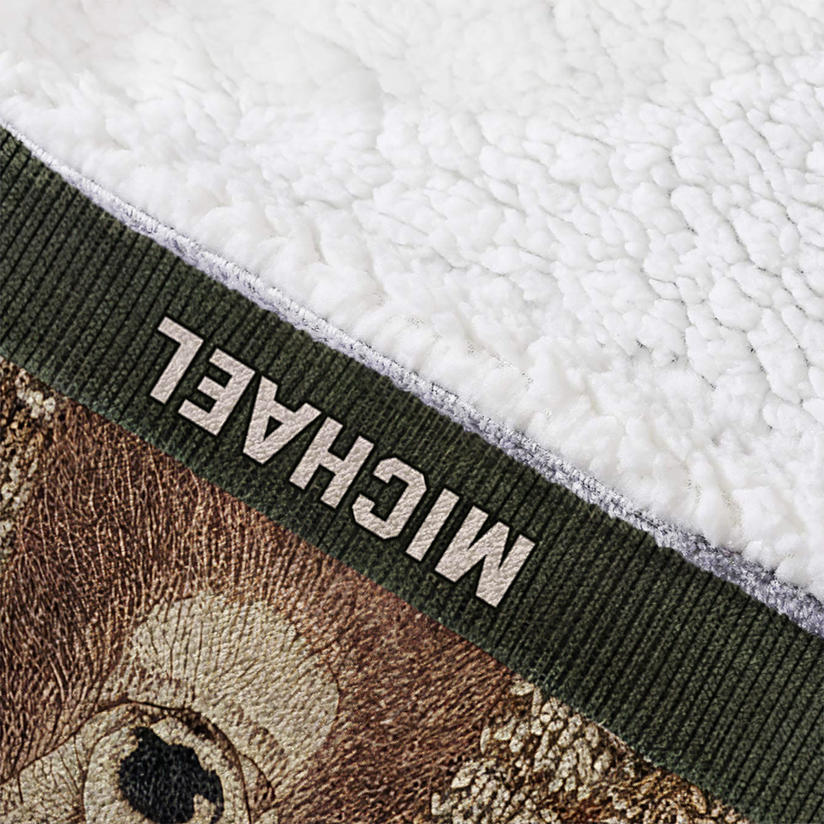 Deer Head - Personalized Hunting Blanket Hoodie