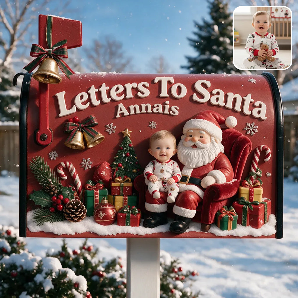 Letters To Santa - Personalized Kid Mailbox Cover