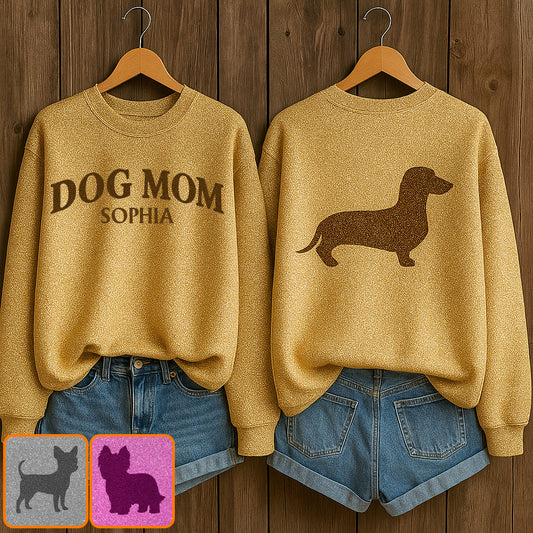 Cadeau pour maman et papa chien - T-shirt personnalisé avec motif chien