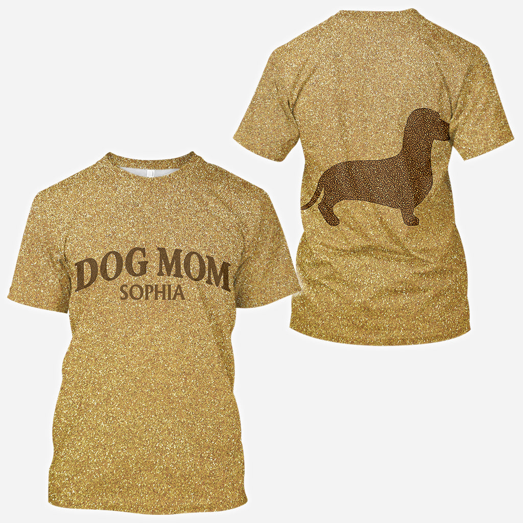 Geschenk für Hundemama und Hundepapa – Personalisiertes T-Shirt mit Hundemotiv