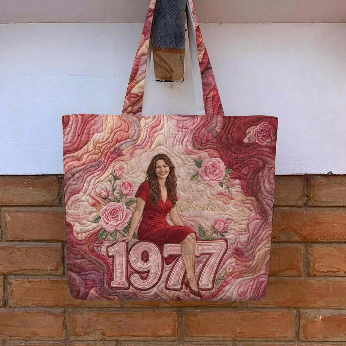 Happy Birthday - Personalized Birthday Quilted Tote Bag