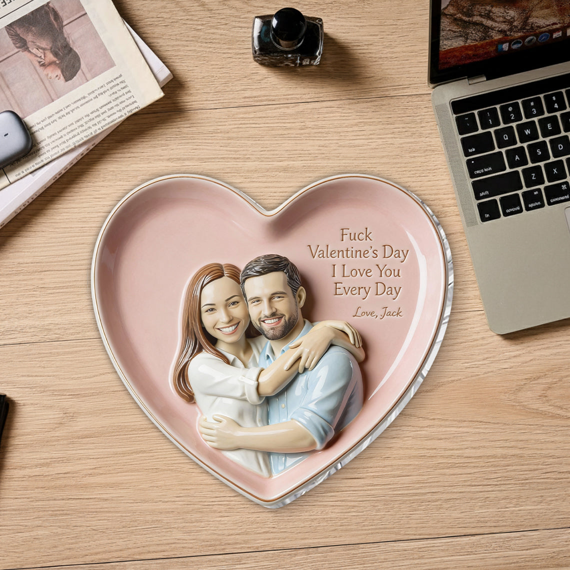 Custom From Any Photo - Personalized Couple Catch-All Tray