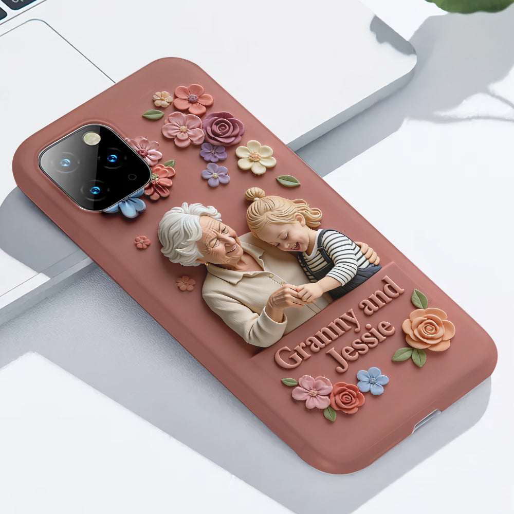 Perfect Gift For Her - Personalized Grandma Full Print Phone Case