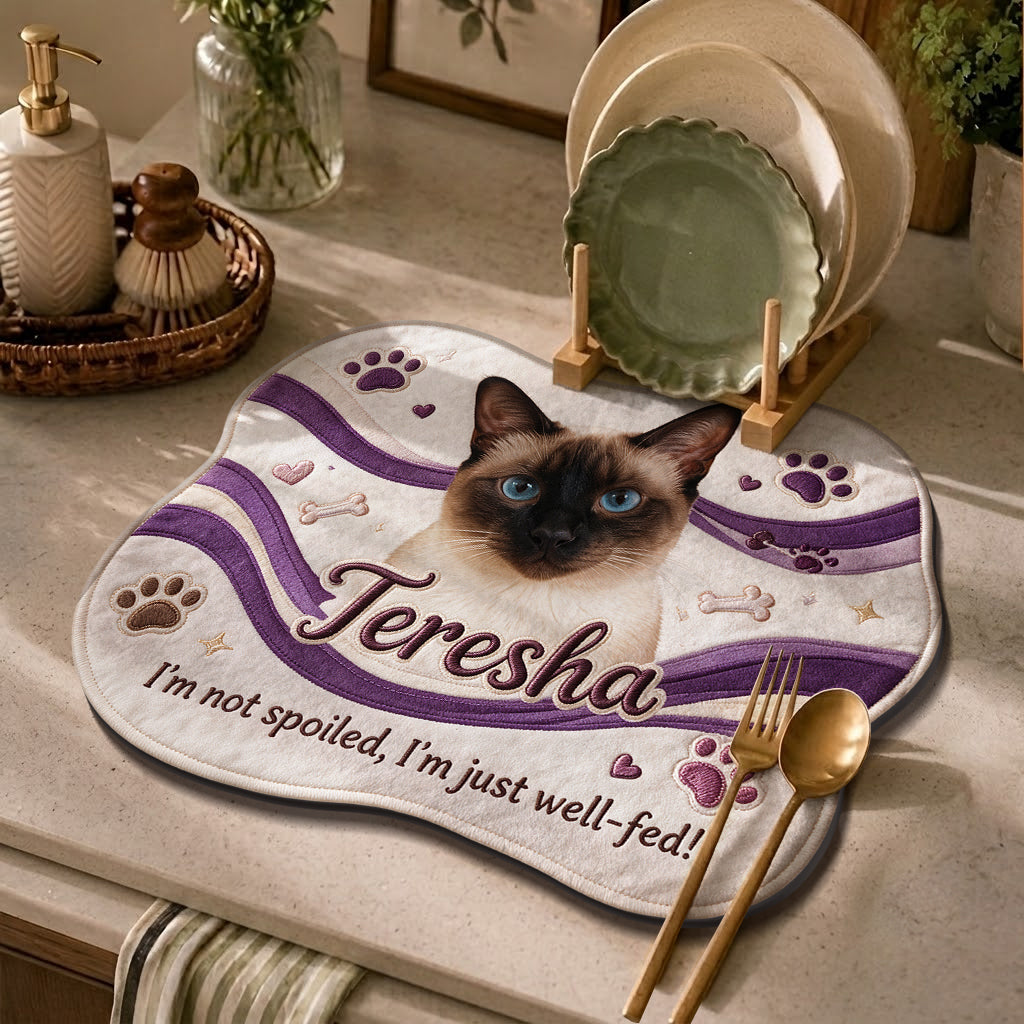 My Bowl, My Rule - Personalized Dog Drying Mat