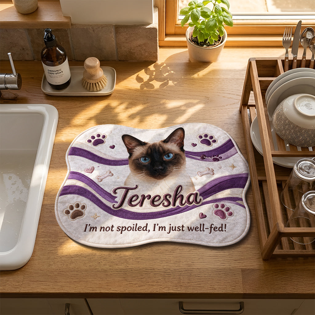 My Bowl, My Rule - Personalized Dog Drying Mat
