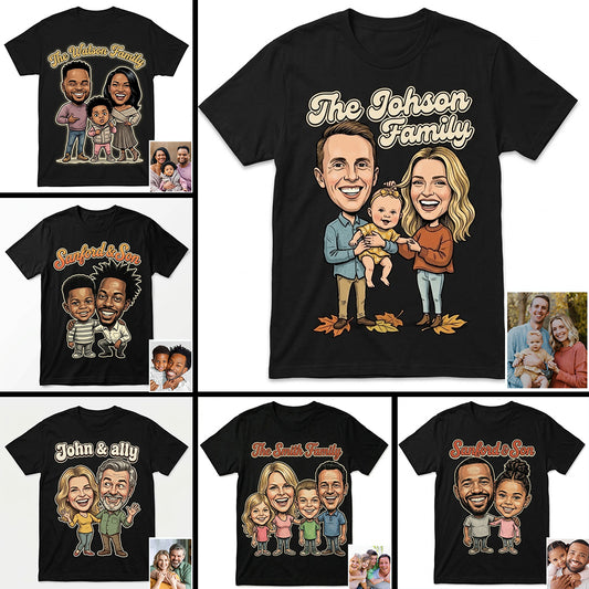 Father Gift, Family Matching Shirt - Personalized Father All Over Shirt