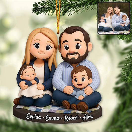 Home Sweet Home - Personalized Family Ornament