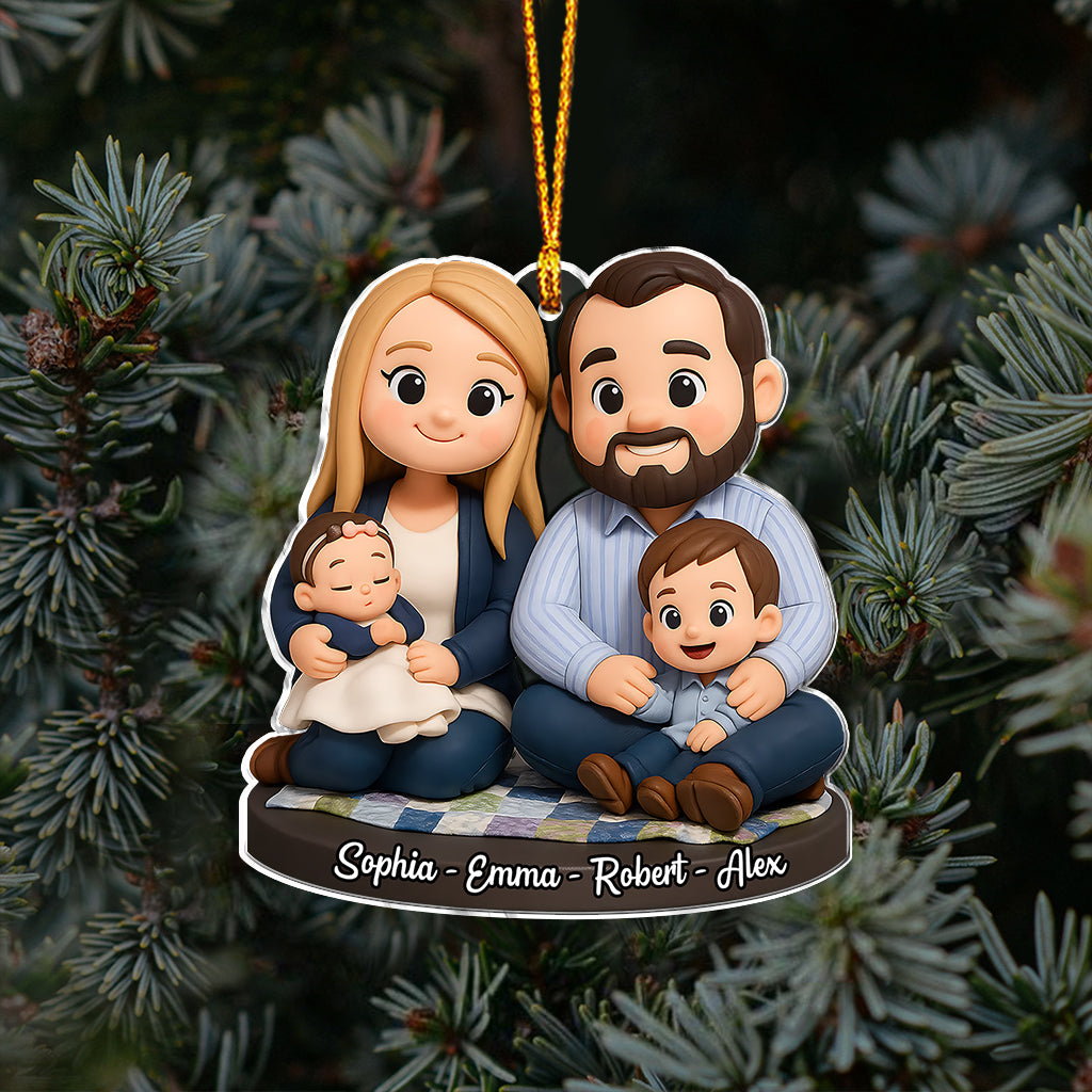 Home Sweet Home - Personalized Family Ornament