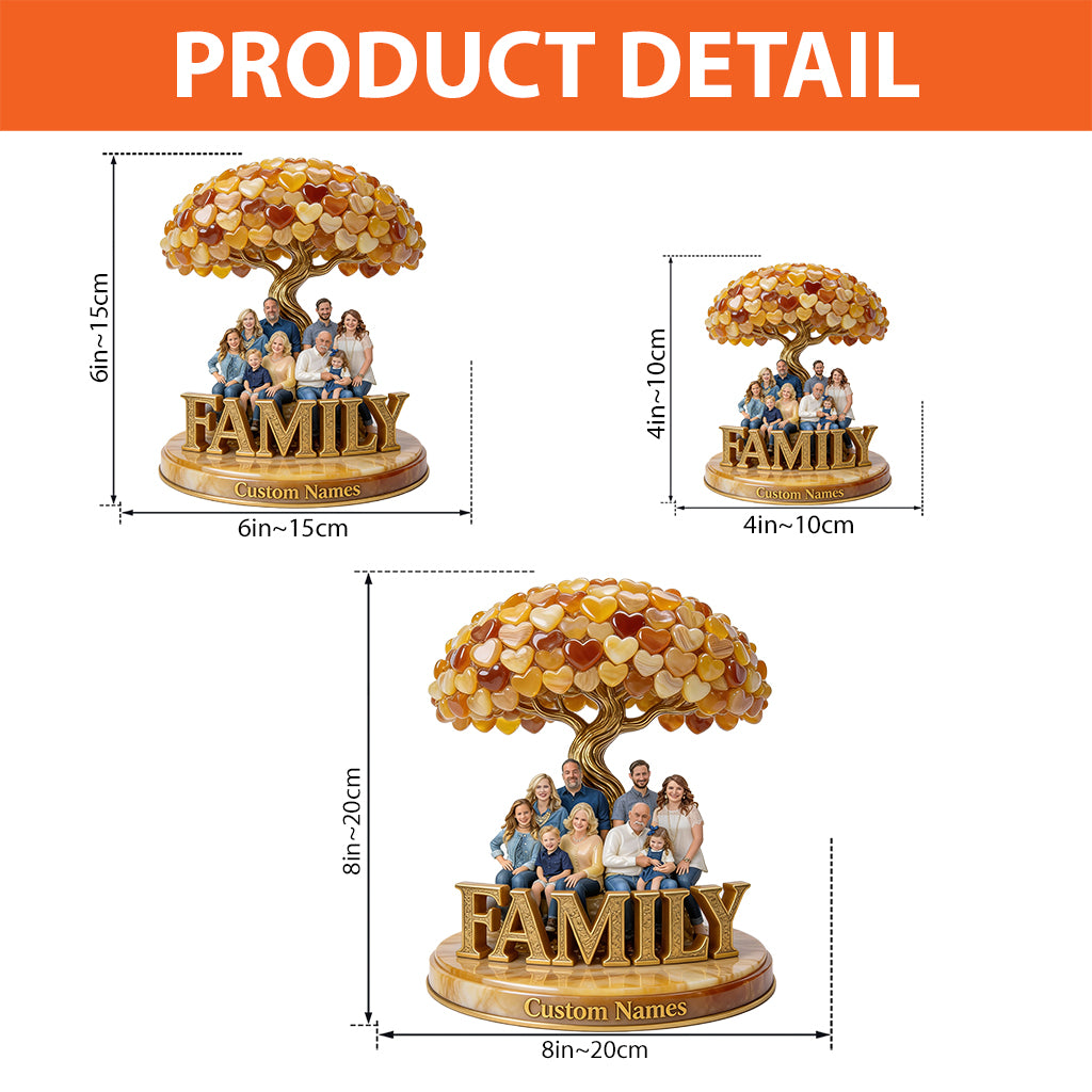 Best Family Ever - Personalized Family Custom Shaped Acrylic Plaque