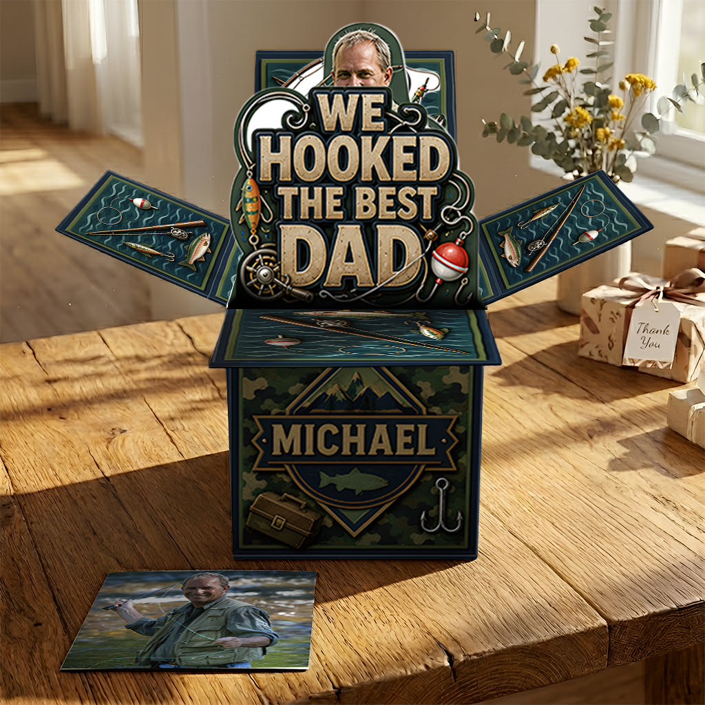 Wir haben den besten Papa - Personalisierte Pop-Up Box Karte