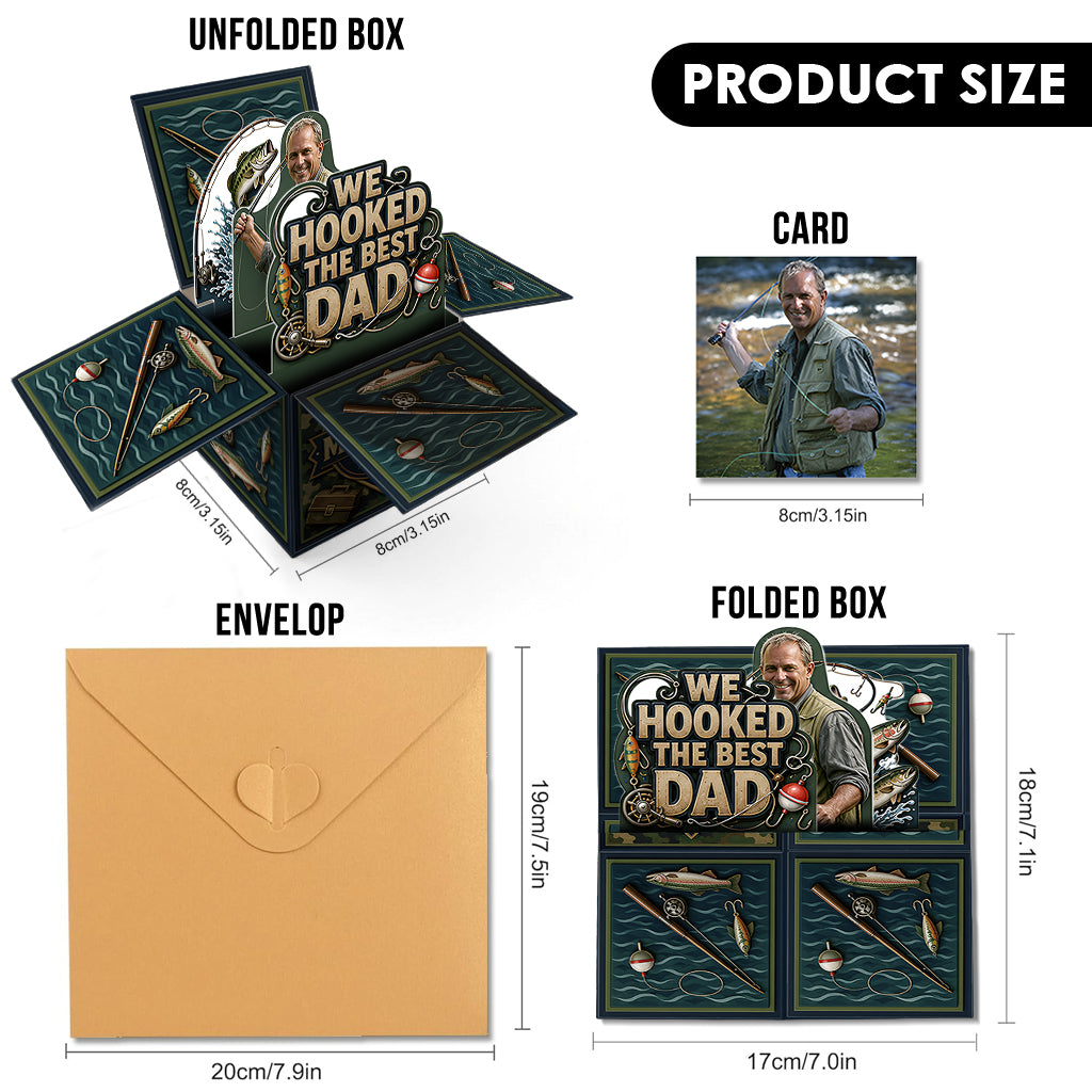 Wir haben den besten Papa - Personalisierte Pop-Up Box Karte