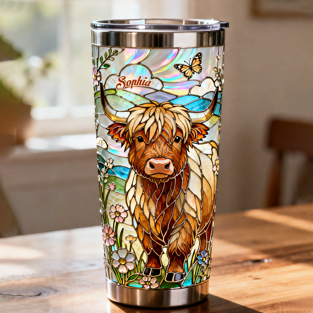 Love Highland Cows - Personalized Highland Cow Tumbler