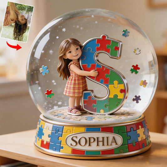 Custom From Any Photo - Personalized Autism Awareness Custom Shaped Acrylic Plaque