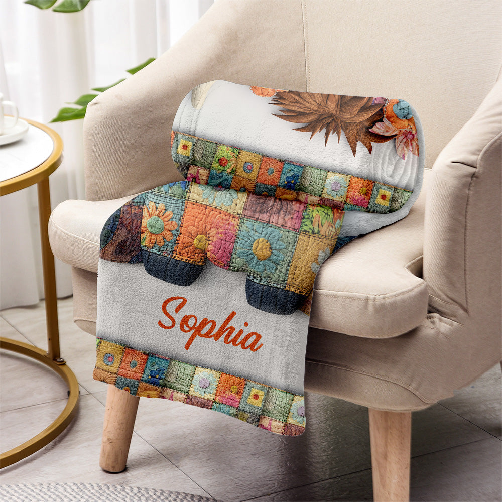 Just A Girl Who Loves Highland Cows - Personalized Highland Cow Blanket