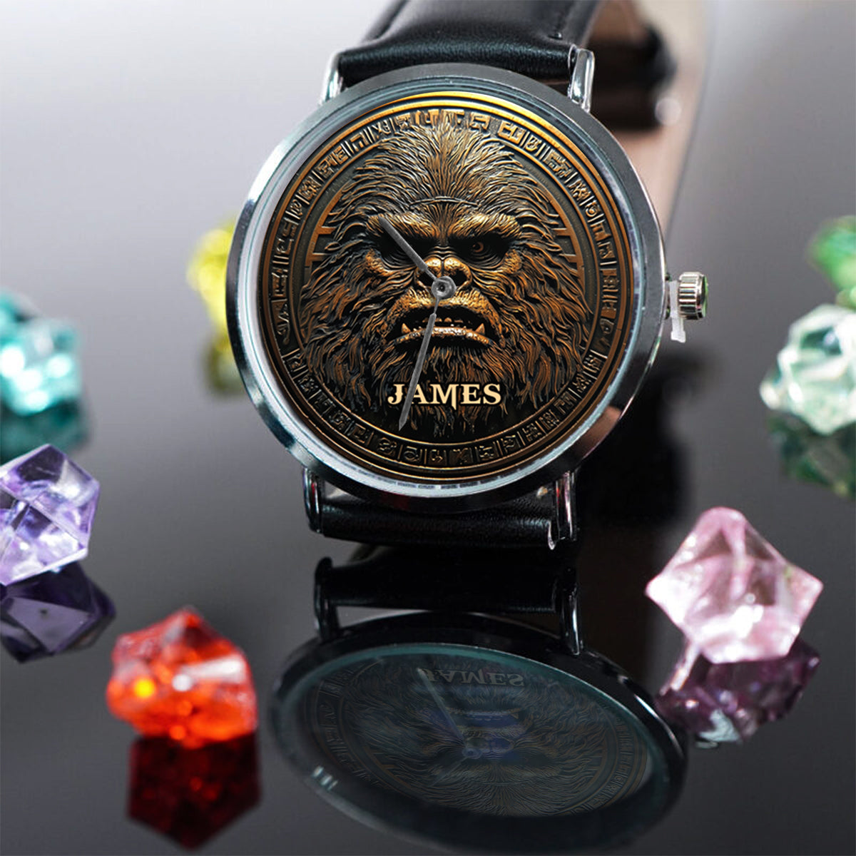 Sasquatch - Personalisierte Wanderhanduhr