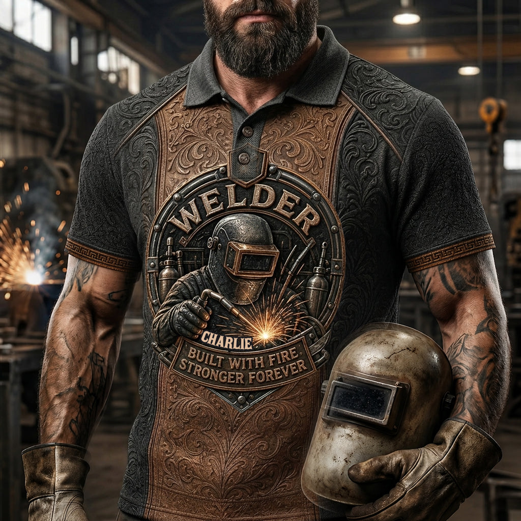 Proud Welder - Personalized Welder Polo Shirt