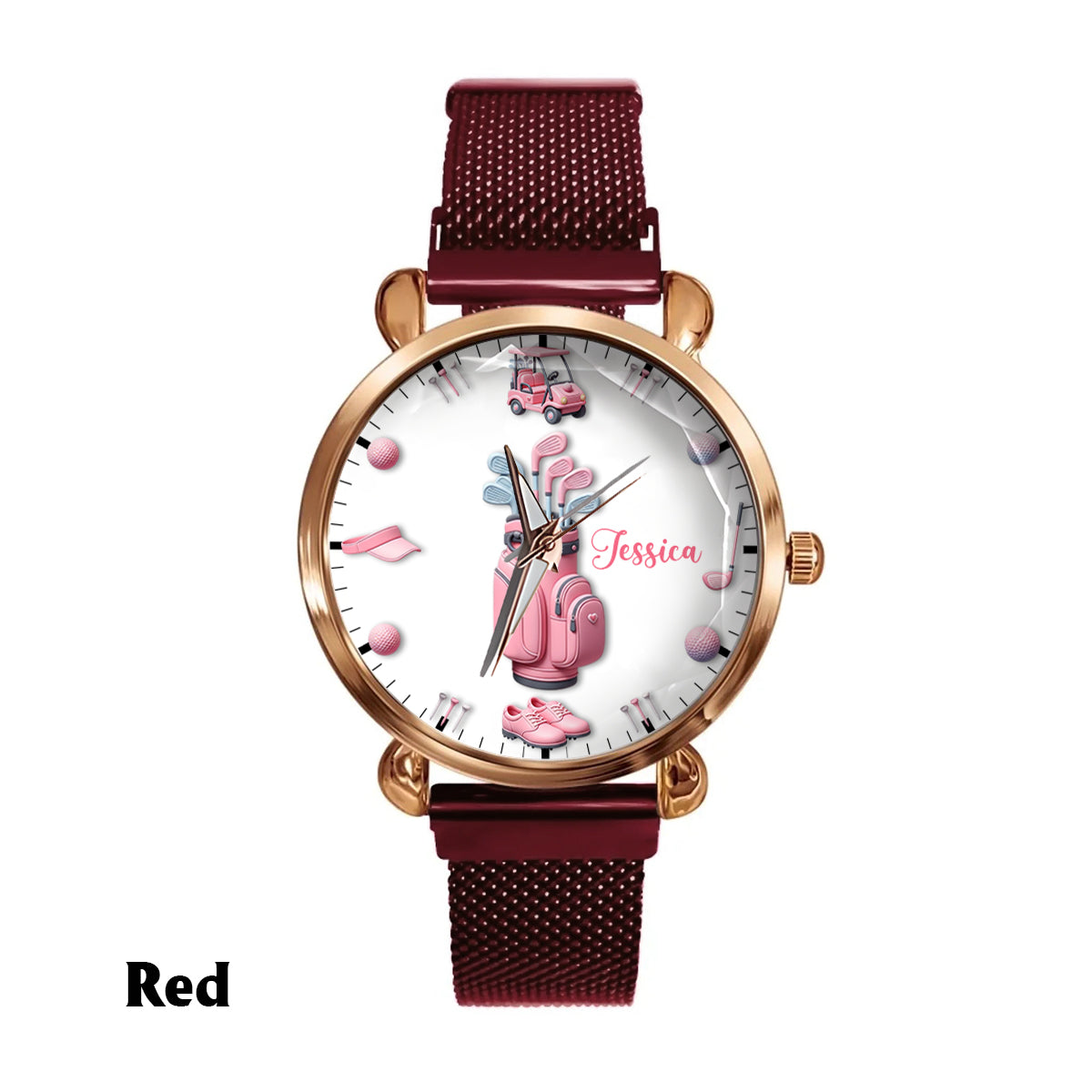 Love Golf - Personalized Golf Women Hand Watch