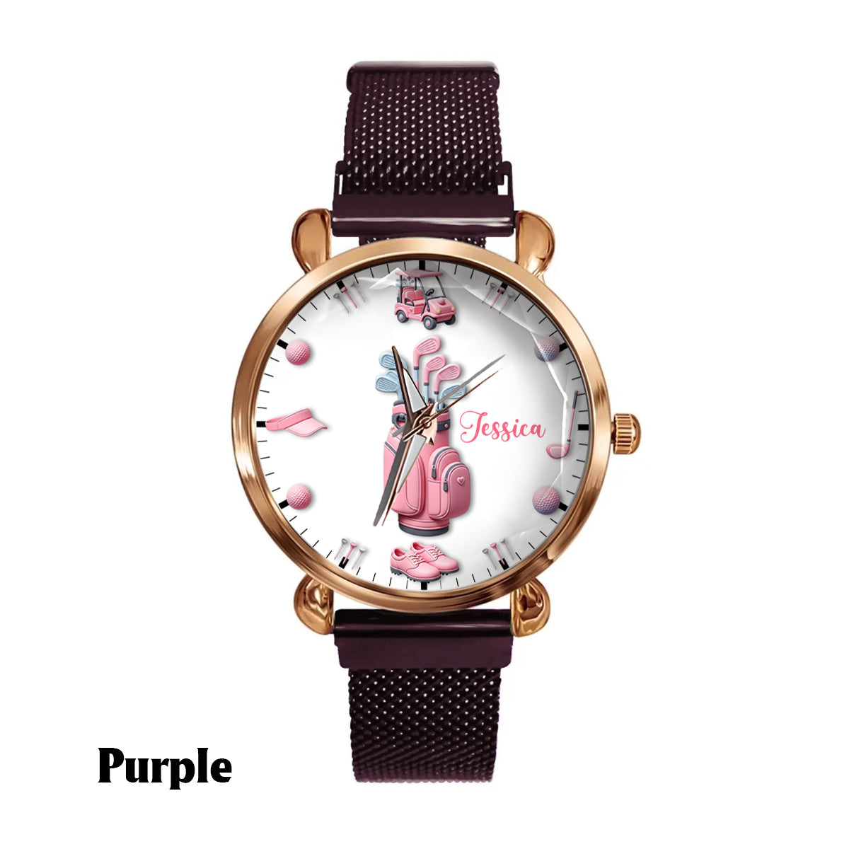 Love Golf - Personalized Golf Women Hand Watch