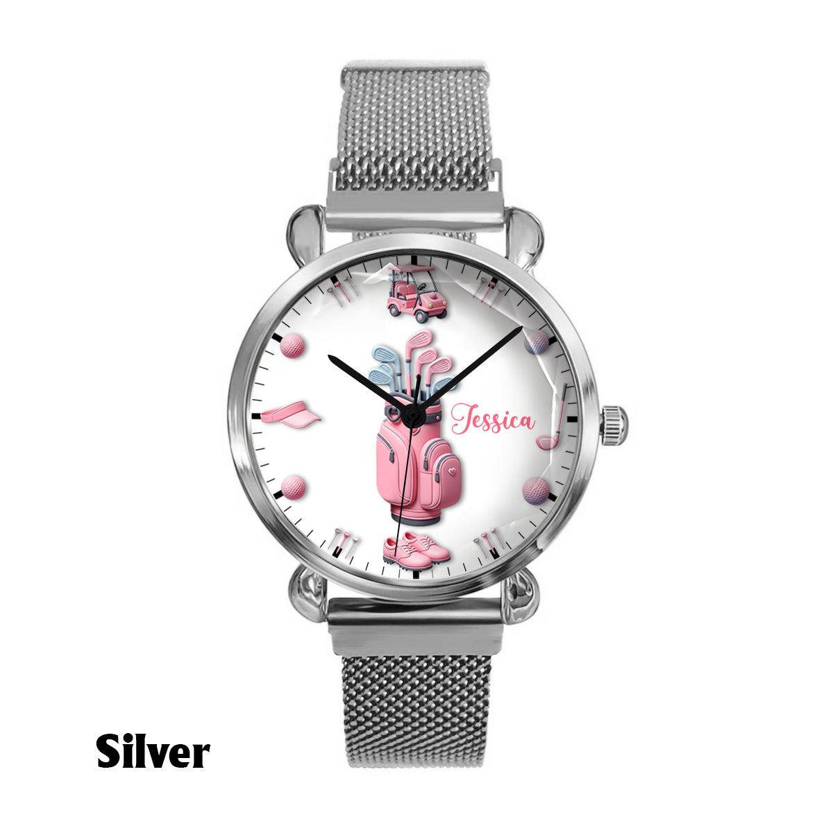 Love Golf - Personalized Golf Women Hand Watch