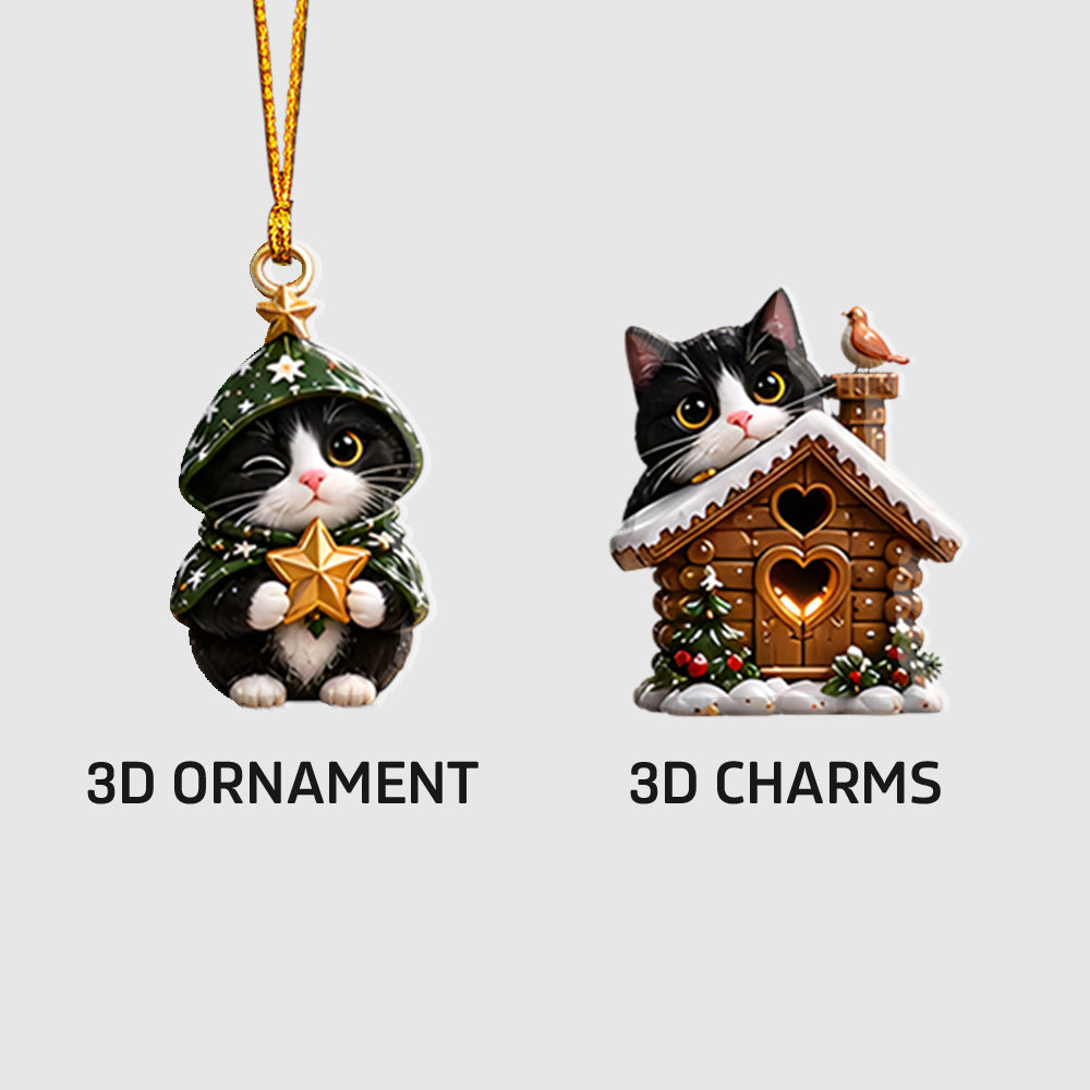 My Cozy Christmas - Personalized Cat Advent Calendar With 3D Collectibles
