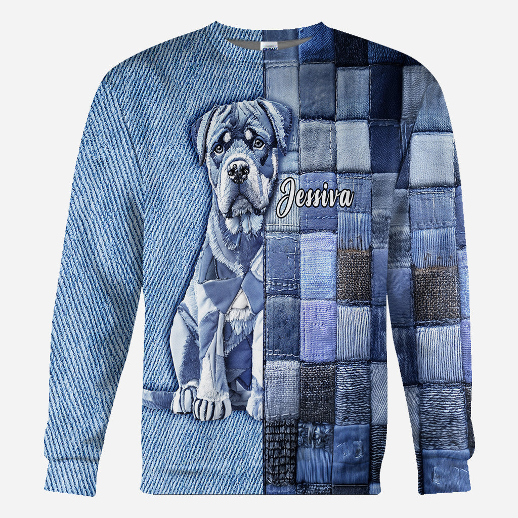 Love Rottweiler - Personalized Dog All Over Shirt