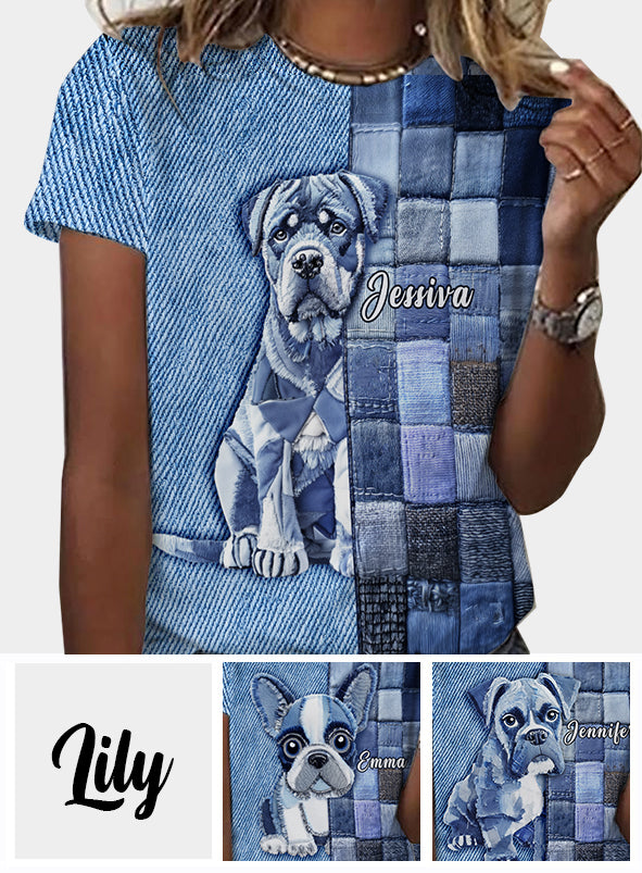 Love Rottweiler - Personalized Dog All Over Shirt